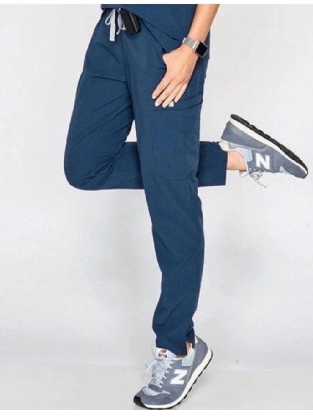 FIGS Women's High Waisted Yola Skinny Scrub Pants™ Dark Harbor